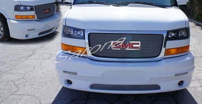 Custom Chevy Express Van  All Styles Front Bumper (2003 - 2024) - $590.00 (Part #CH-064-FB)